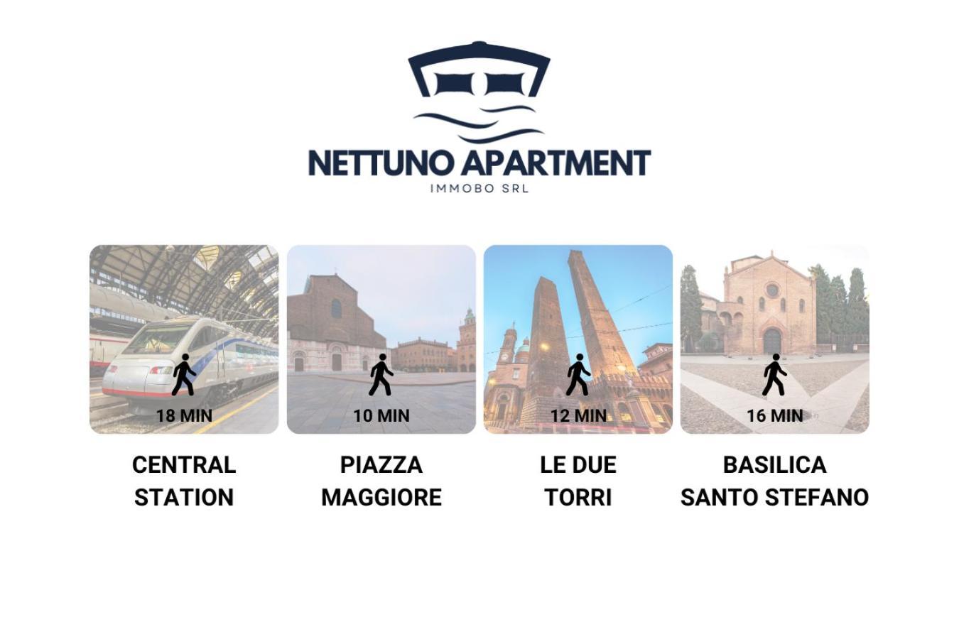 Nettuno Apartment - Private Garden In Bologna Center Exterior foto